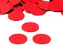 Round Confetti, Red 1/4" by the pound or packet